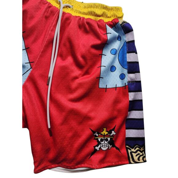 In The Lab Mens Small/Medium Basketball Shorts Graphic Print Mesh Activewear - Picture 9 of 16